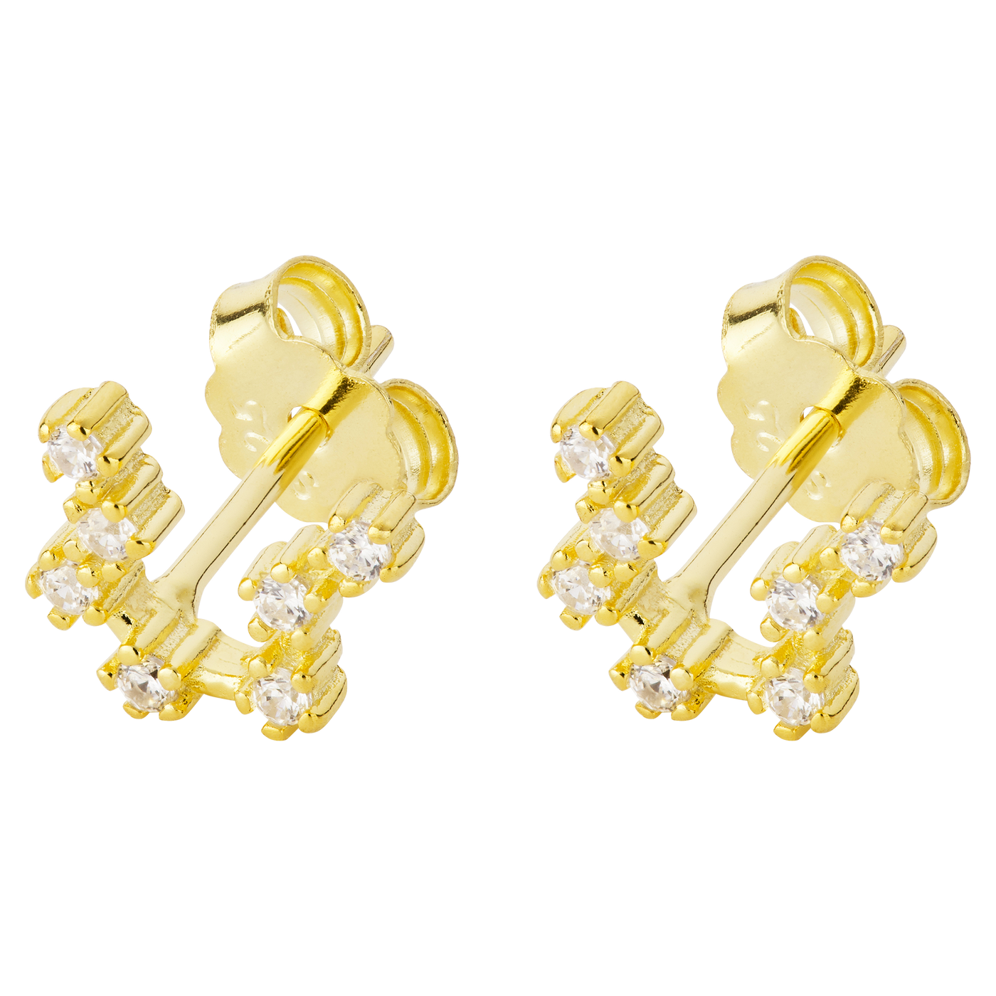 Zodiac Sign Earrings - 14k Gold Plated