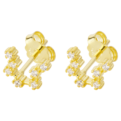 Zodiac Sign Earrings - 14k Gold Plated