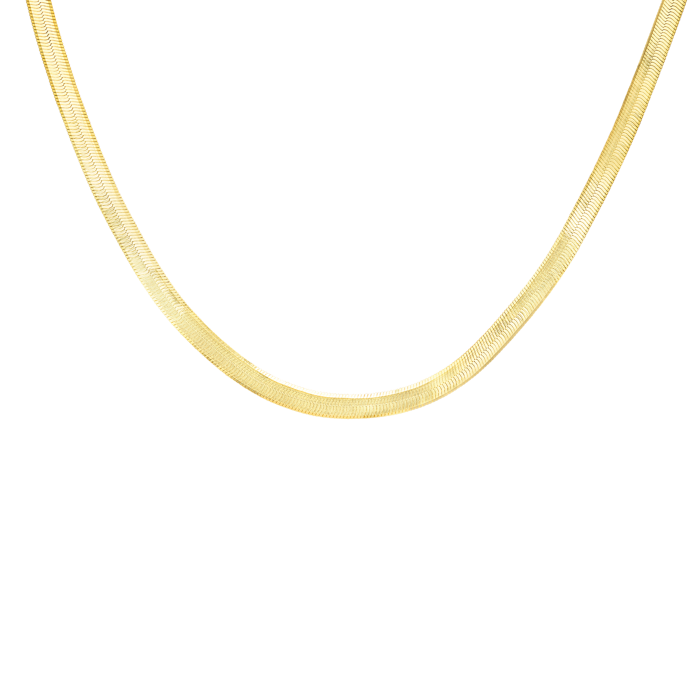 Flat Snake Bone Necklace - Aya