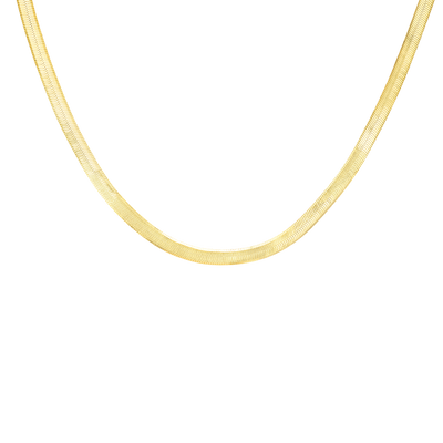 Flat Snake Bone Necklace - Aya