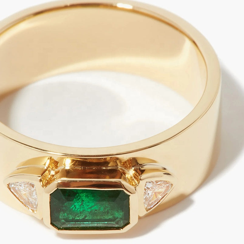 Emerald Cut Statement Ring