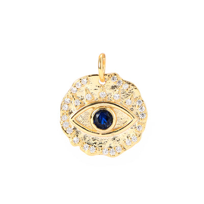 Evil Eye Coin Necklace