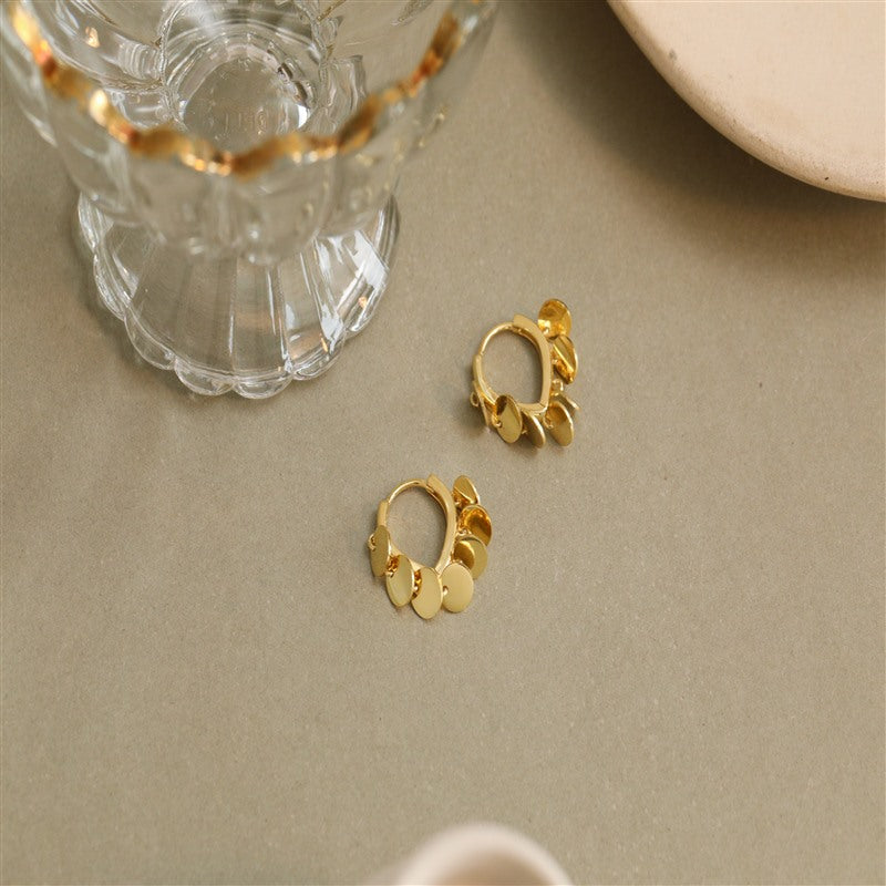 Esmeralda Coin Earrings