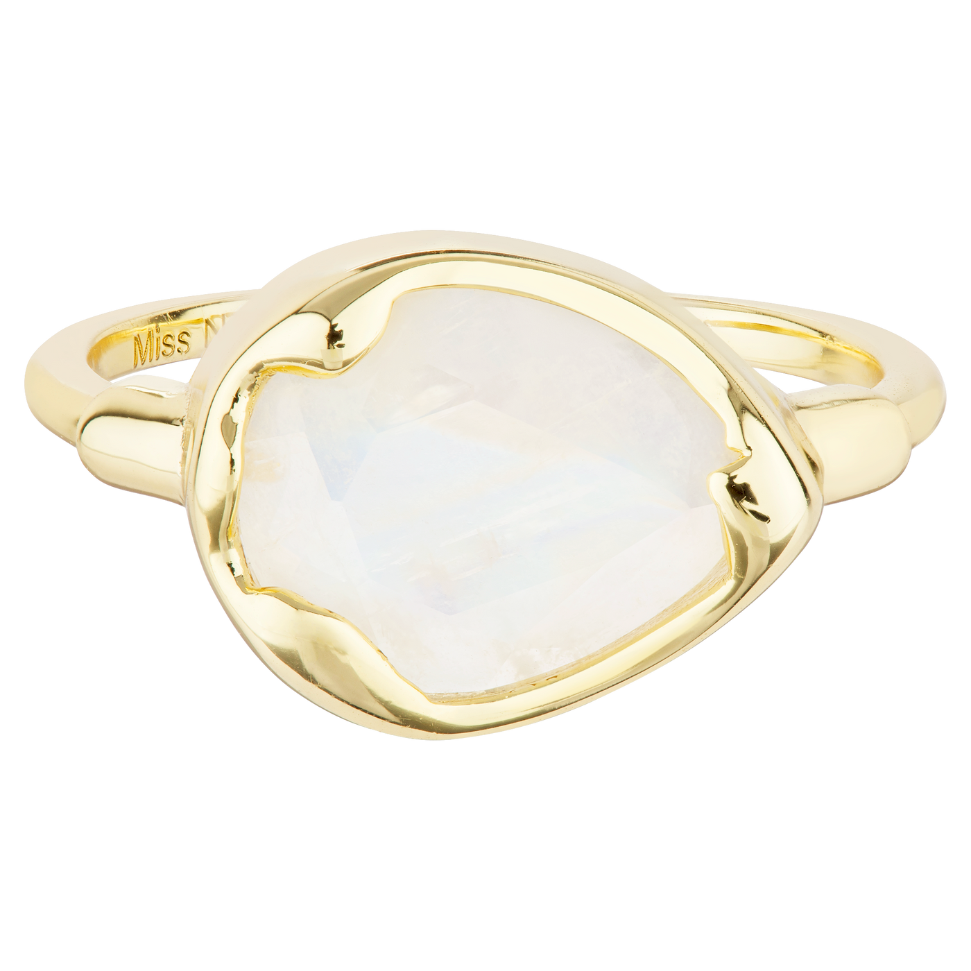 Moonstone Ring Organic Shape