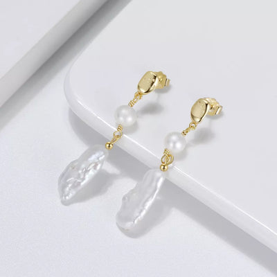 Pearl Drop Earring - Sally