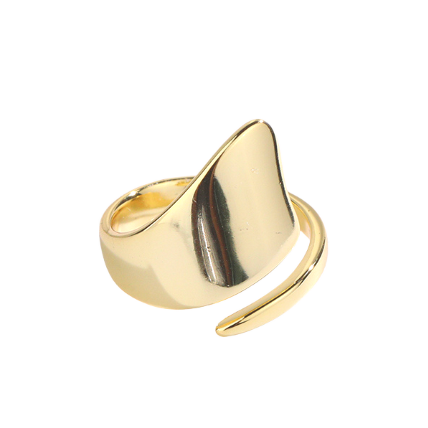 This ring is resizable and fits for everyone.  Material: 925 Sterling Silver, 18k gold plated. This is the perfect statement ring for every day and every outfit or style