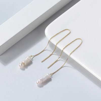 Hanging Pearl Earrings - Suvi