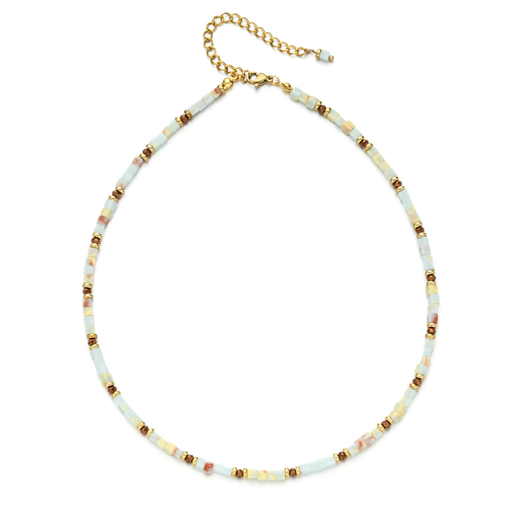 Beaded Necklace - light mint